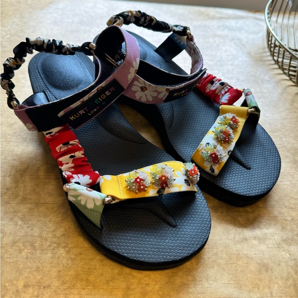 Kurt Geiger London Orion Platform Sandals - Picture 8 of 14